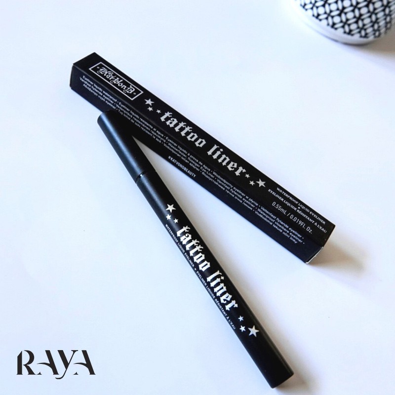 خط چشم مایع ضد آب کت وان دی مدل مینی تتو لاینر KVD Beauty Mini Tattoo Liner Waterproof Liquid Eyeliner